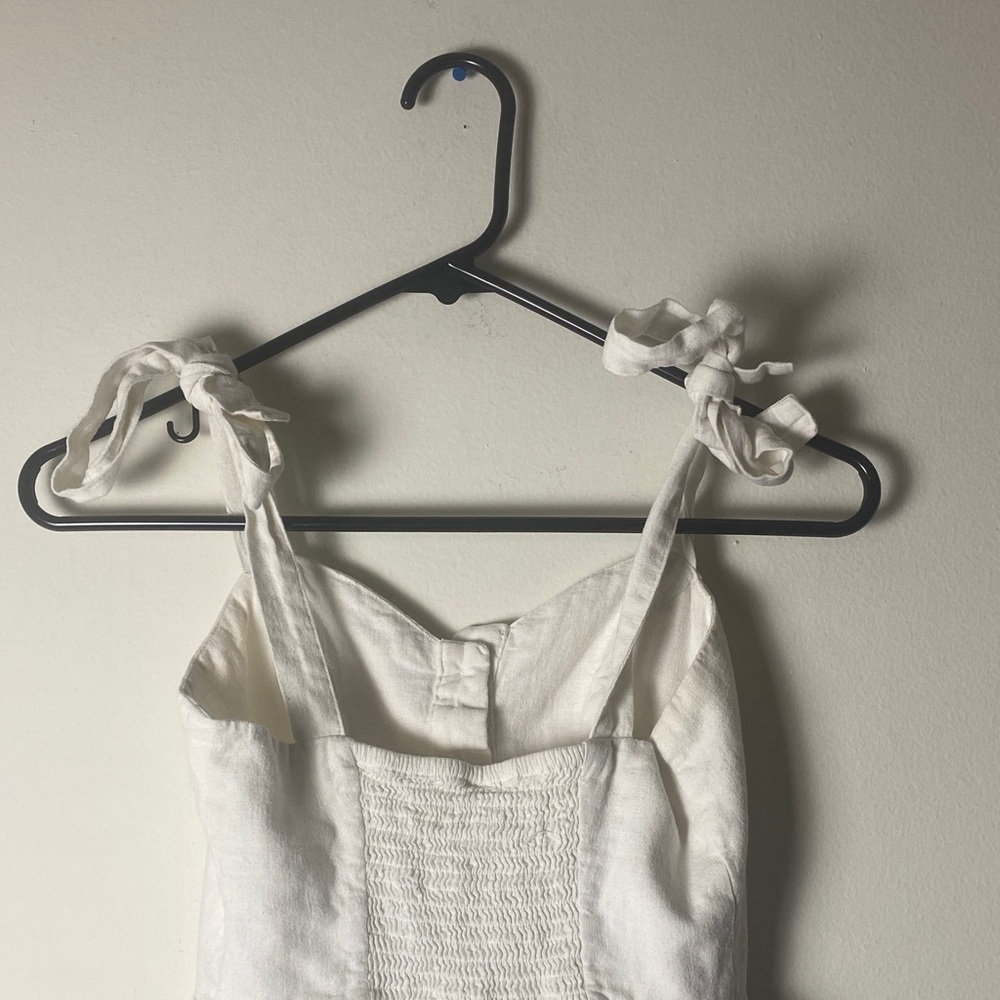 Urban Outfitters White Button-Down Midi Dress - Picture 6 of 8